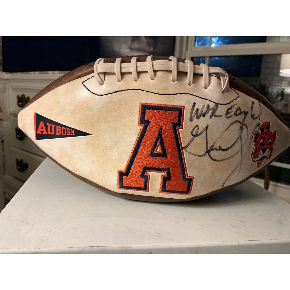 Rawlings Auburn Tigers Signed Gus Malzahn Football Autograph NCAA Memorabilia